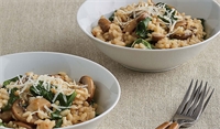 Recipe - Mushroom and Spinach Risotto