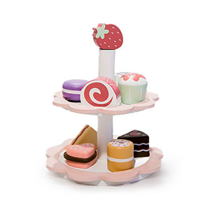 Wooden Cake Set