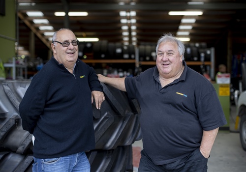 Alan & Ian Neumann, Neumanns Tyre Centre