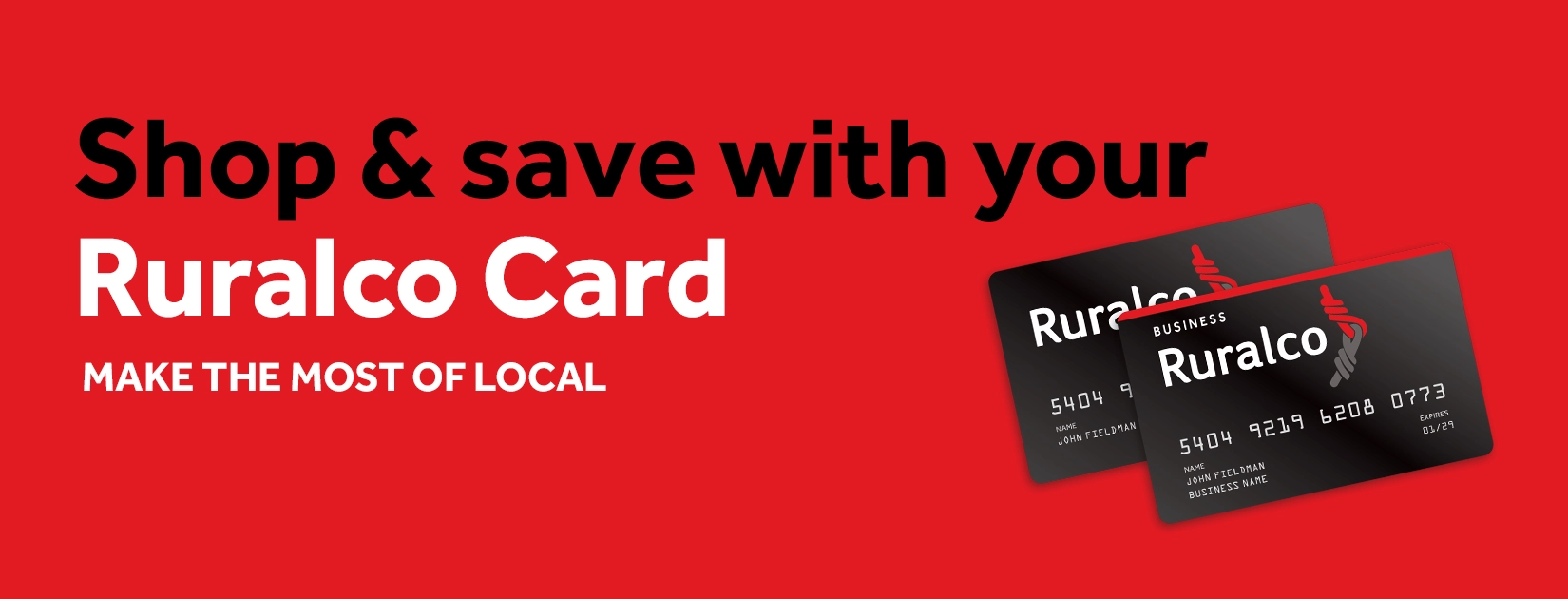 Shop & Save with your Ruralco Card
