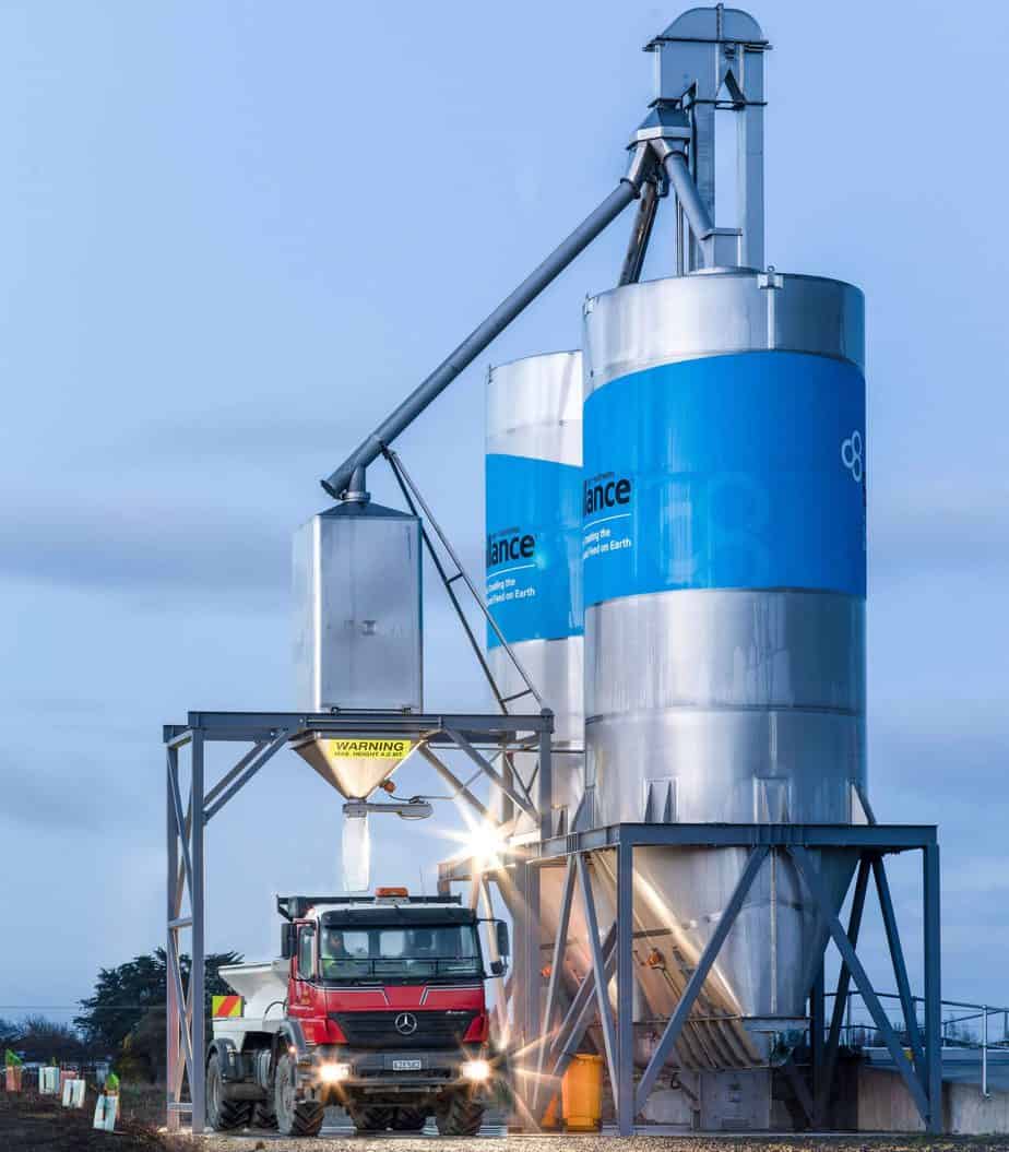 Ballance fertiliser self-service silo