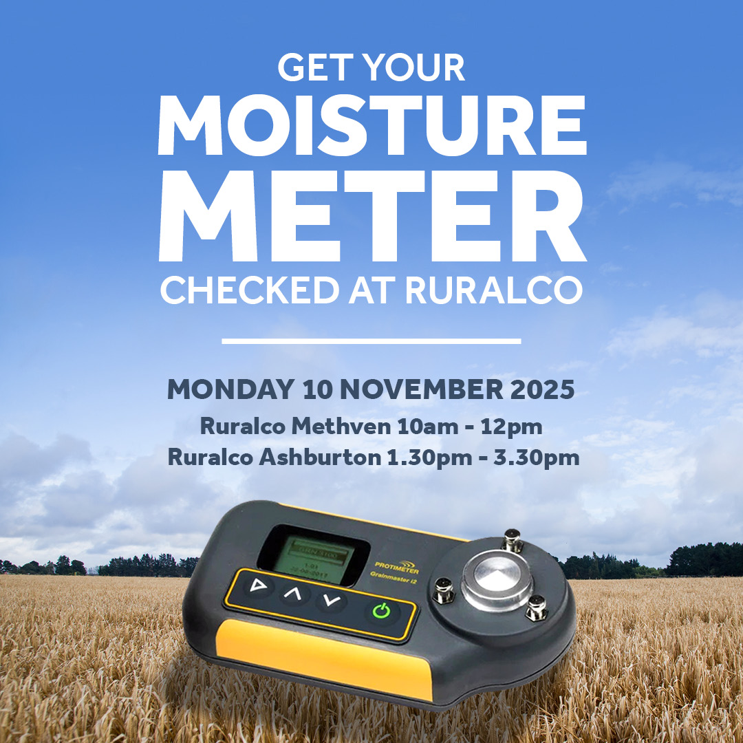 Get your moisture meter checked at Ruralco