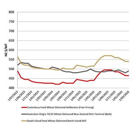 Feed wheat comparison