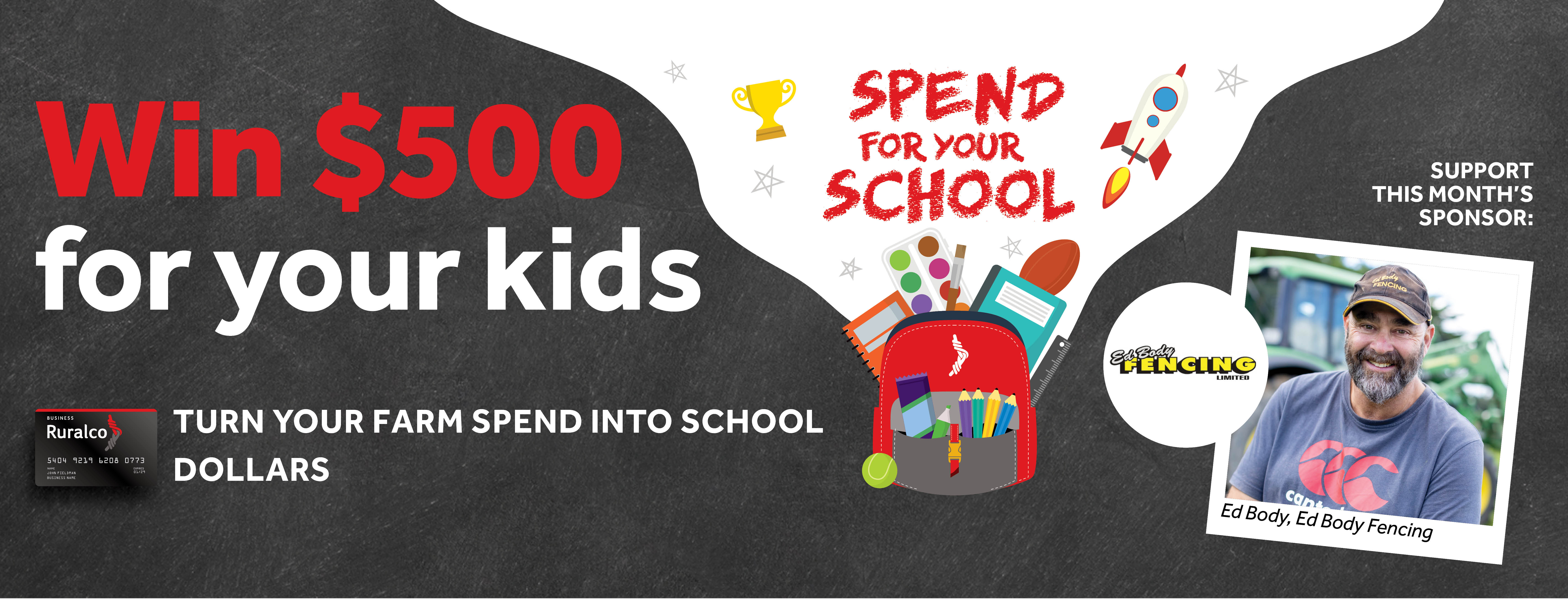 Win $500 for a primary school of your choice