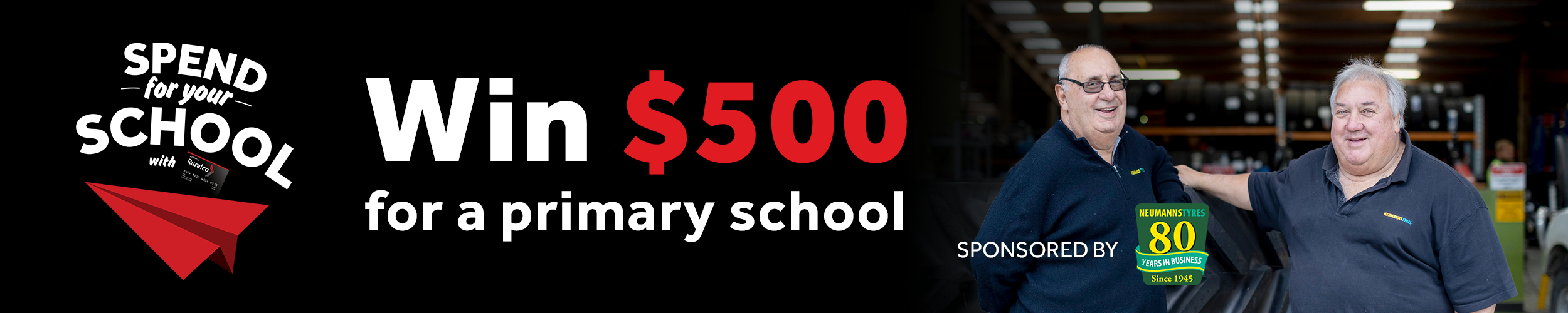 Win $500 for a primary school of your choice