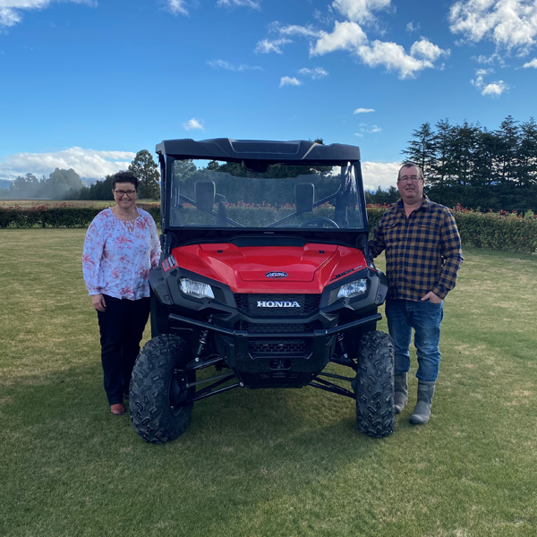 Ruralco Instore Days Honda Pioneer side by side winner