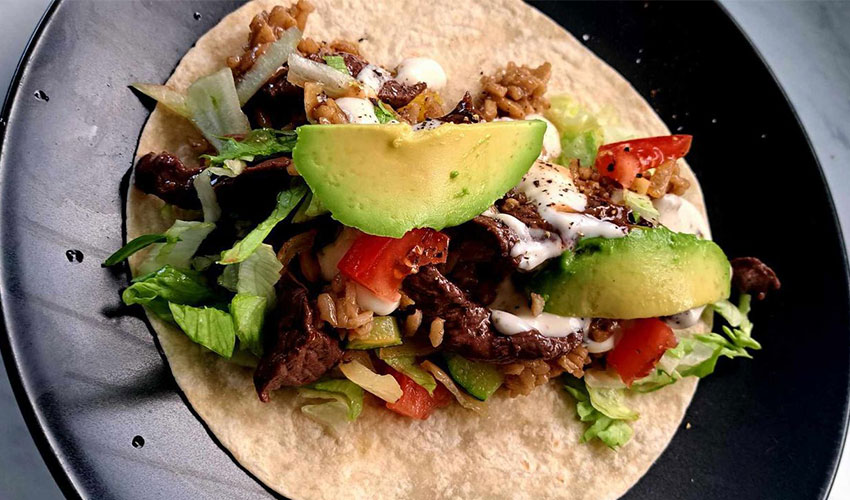 Venison Backsteak Tortillas