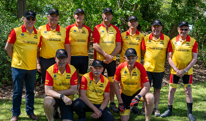 Rescue Warriors ride again, pedaling for Canterbury’s Lifeline