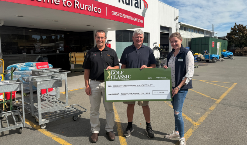 Ruralco Golf Classic raises $12,000 for Mid Canterbury Rural Support Trust