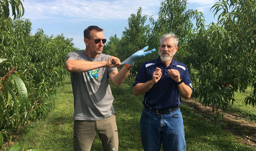 Visiting experts target spray accuracy  