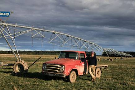Ross Farm Truck pivot energy